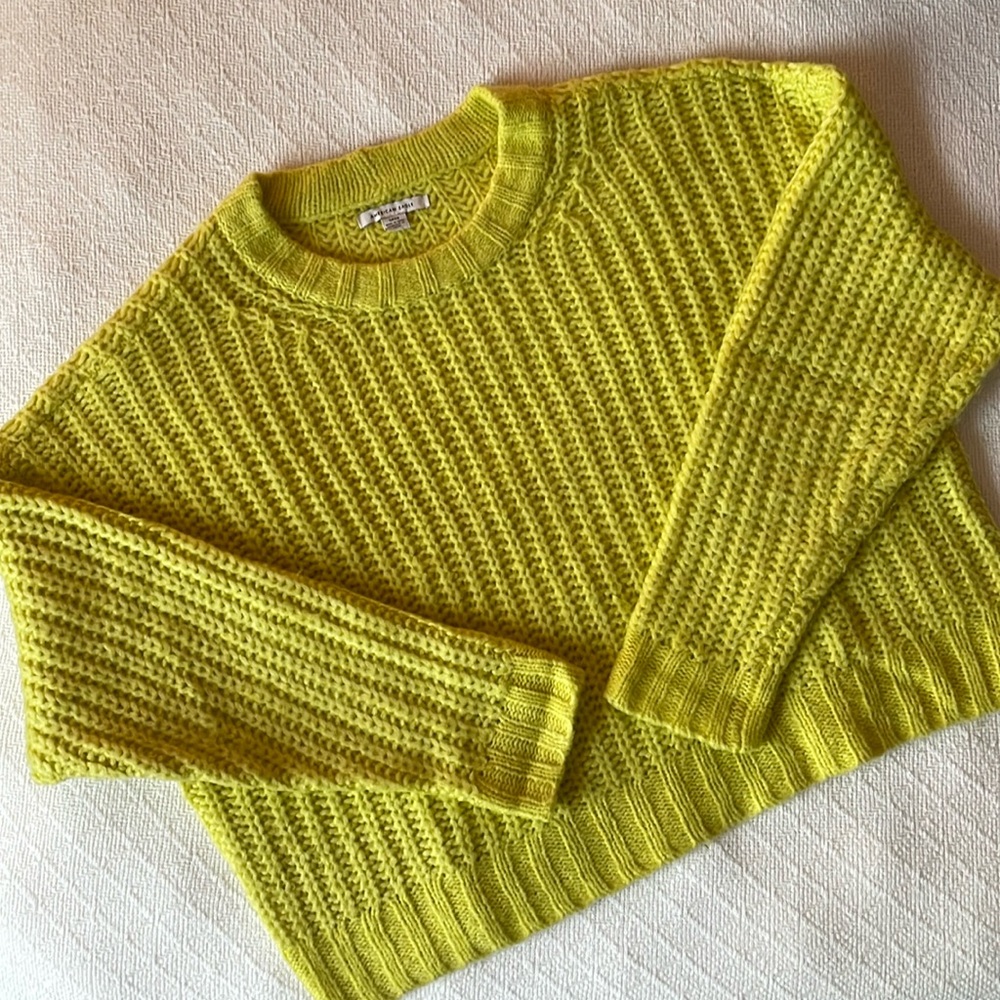 Lime green sweater